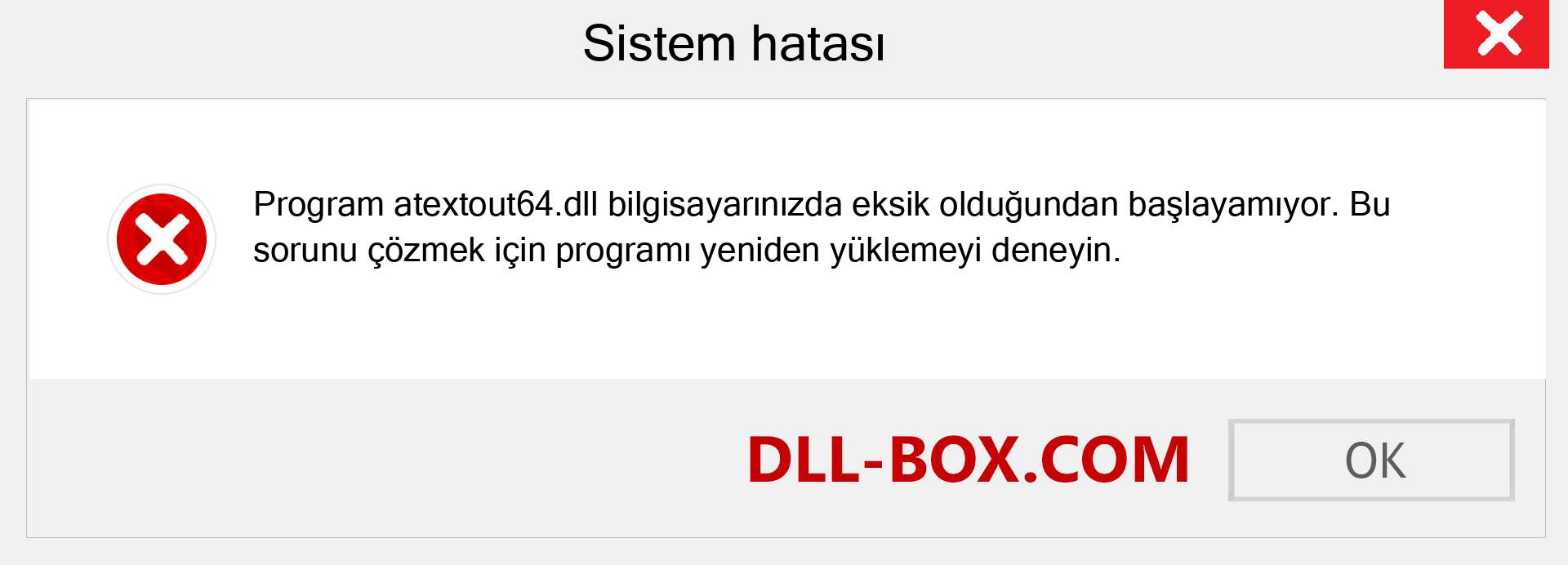 atextout64.dll dosyası eksik mi? Windows 7, 8, 10 için İndirin - Windows'ta atextout64 dll Eksik Hatasını Düzeltin, fotoğraflar, resimler